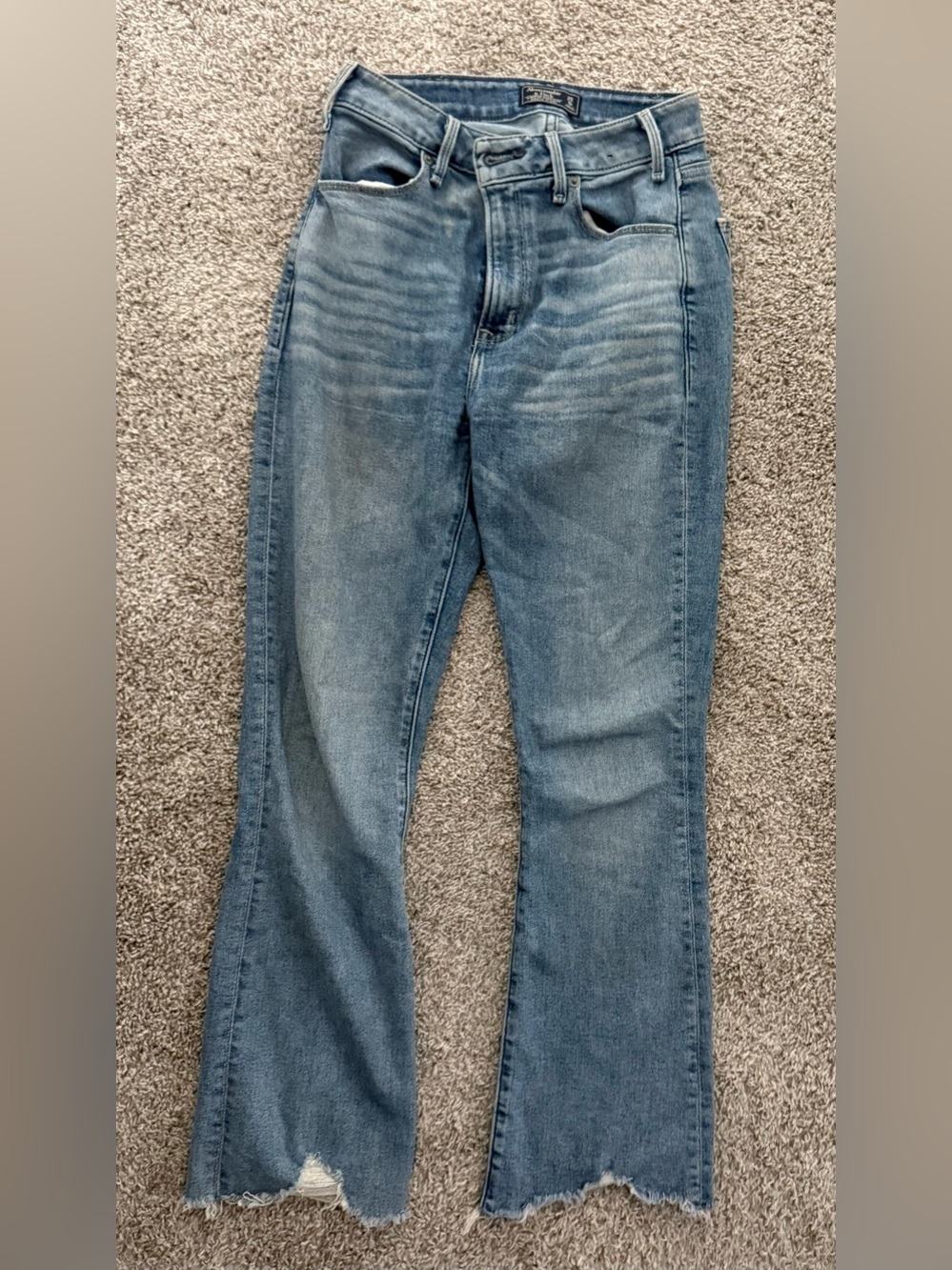 Limited Edition Abercrombie & Fitch Simone High Rise Ankle Flare Jeans